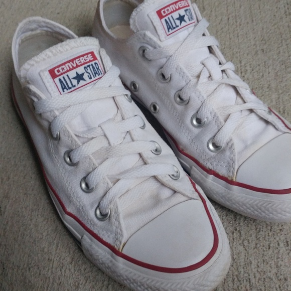 Converse Shoes - White Converse All Star Low Top